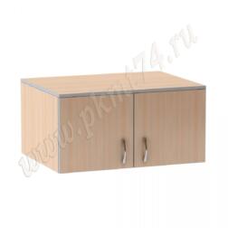 Антресоль 800x600x400 МТ 14-30 Молочный-Алюминий