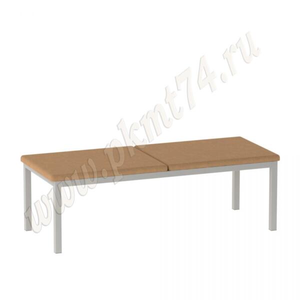 Банкетка для офиса с мягким сидением МТ 05-7 К-з песочный Банкетка для офиса с мягким сидением МТ 05-7 К-з песочный