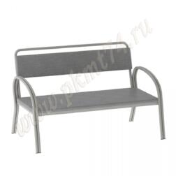 Банкетка для посетителей Визит МТ 05-12 Серый