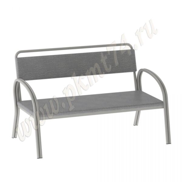 Банкетка для посетителей Визит МТ 05-12 Серый Банкетка для посетителей Визит МТ 05-12 Серый