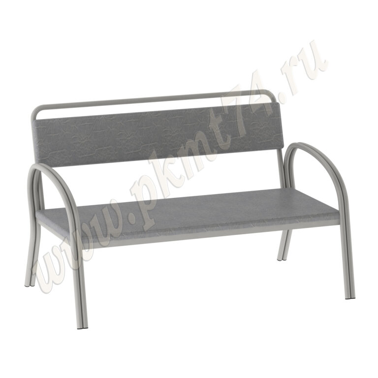 Банкетка для посетителей Визит МТ 05-12 Серый