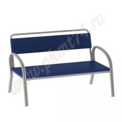 Банкетка для посетителей Визит МТ 05-12 к-з Синий