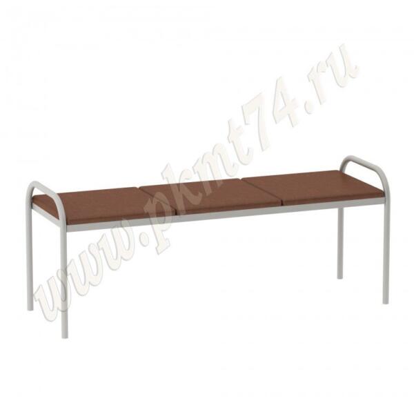 Банкетка для посетителей без спинки МТ 05-5 к-з Коричневый Банкетка для посетителей без спинки МТ 05-5 к-з Коричневый