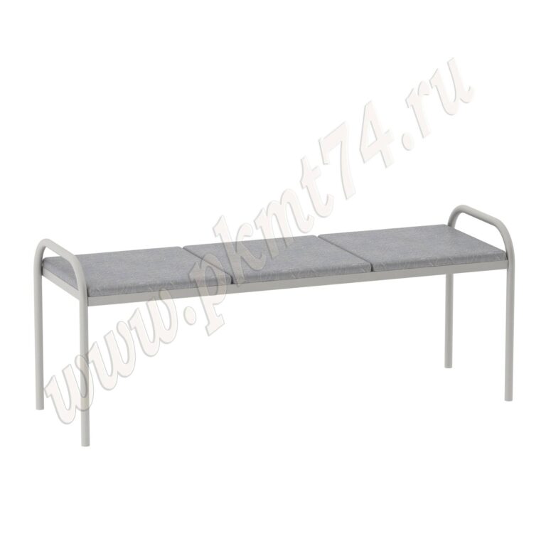 Банкетка для посетителей без спинки МТ 05-5 Серый