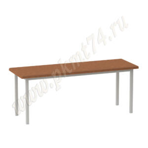 Банкетка на металлокаркасе мягкая МТ 05-2 к-з Коричневый Банкетка на металлокаркасе мягкая МТ 05-2 к-з Коричневый