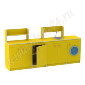 Детская игровая Кухня МТ 17-27 Желтый Детская игровая Кухня МТ 17-27 Желтый