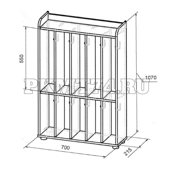 Детская вешалка для полотенец МТ 17-89
