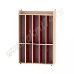 Детская вешалка для полотенец МТ 17-89 Дуб Молочный-Красный