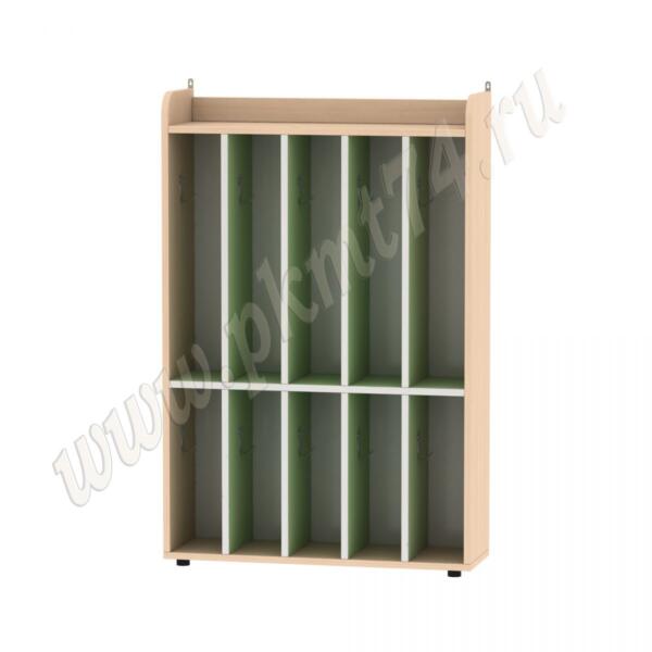 Детская вешалка для полотенец МТ 17-89 Дуб Молочный-Салатовый