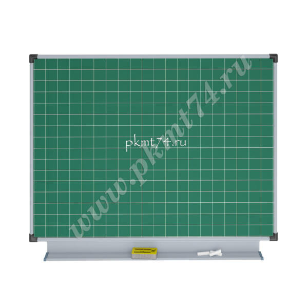 Доска школьная одноэлементная зеленая в клетку