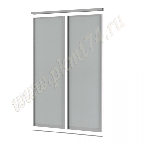 Двери купе со вставками ЛДСП МТ 101-1 Серый