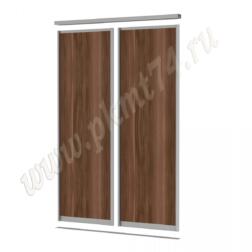 Двери купе со вставками ЛДСП МТ 101-1 Слива