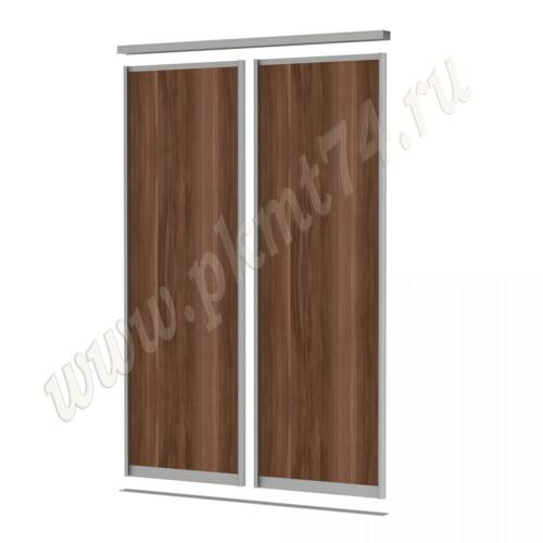 Двери купе со вставками ЛДСП МТ 101-1 Слива Двери купе со вставками ЛДСП МТ 101-1 Слива