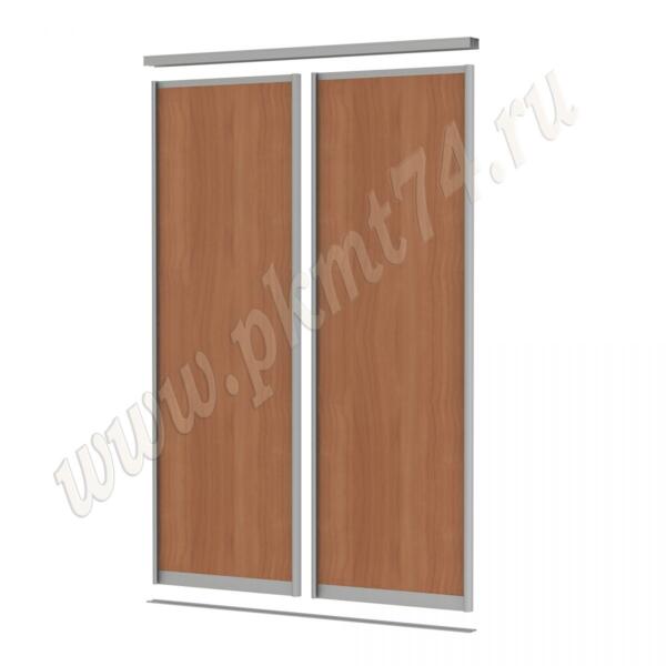 Двери купе со вставками ЛДСП МТ 101-1 Вишня Оксфорд