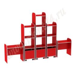 Игровая Горка модульная МТ 17-57 Красный