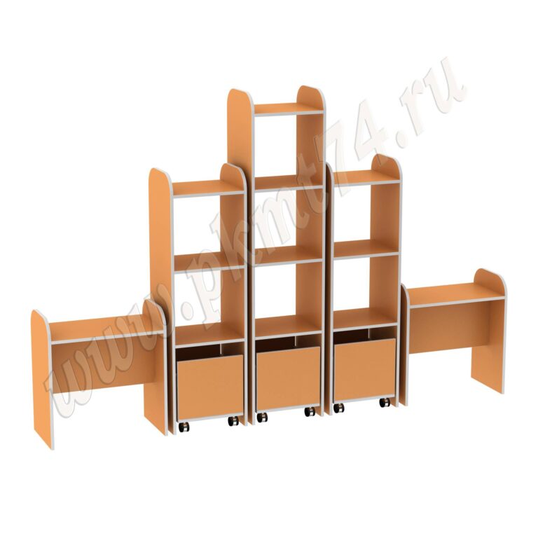 Игровая Горка модульная МТ 17-57 Оранжевый (Манго)