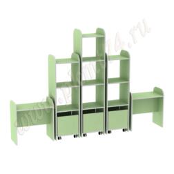 Игровая Горка модульная МТ 17-57 Салатовый