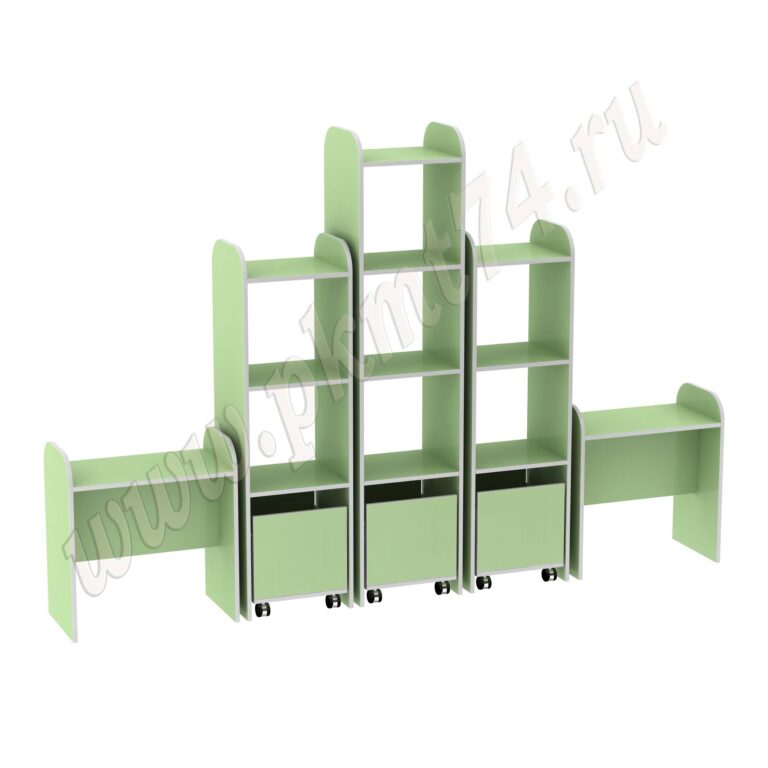 Игровая Горка модульная МТ 17-57 Салатовый