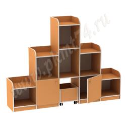 Игровая Горка с ящиком для игрушек МТ 17-23 Оранжевый (Манго)