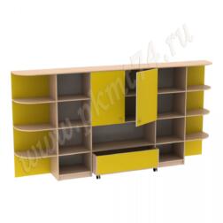 Игровая Крепость МТ 17-25 Дуб Молочный-Жёлтый