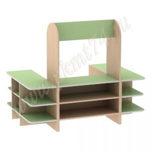 Игровая Магазин МТ 17-28 Дуб Молочный-Салатовый