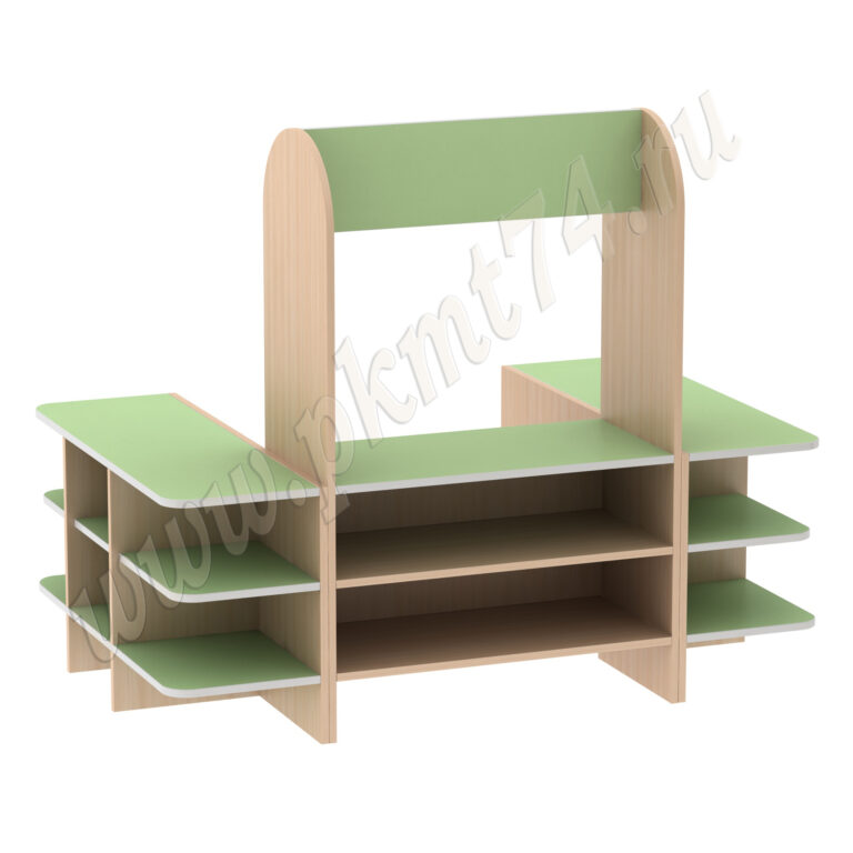 Игровая Магазин МТ 17-28 Дуб Молочный-Салатовый Игровая Магазин МТ 17-28 Дуб Молочный-Салатовый
