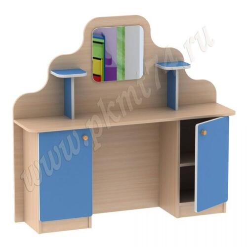 Игровая Парикмахер 2 МТ 17-36 Дуб Молочный-Голубой Игровая Парикмахер 2 МТ 17-36 Дуб Молочный-Голубой