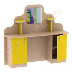 Игровая Парикмахер 2 МТ 17-36 Дуб Молочный-Жёлтый