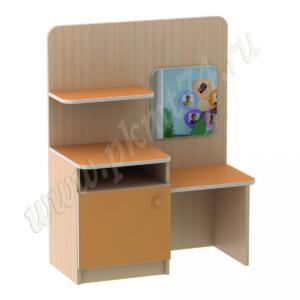 Игровая Парикмахер МТ 17-29 Дуб Молочный-Оранж Игровая Парикмахер МТ 17-29 Дуб Молочный-Оранж