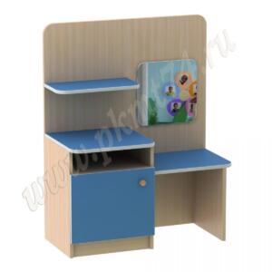 Игровая Парикмахер МТ 17-29 Дуб Молочный-Голубой Игровая Парикмахер МТ 17-29 Дуб Молочный-Голубой