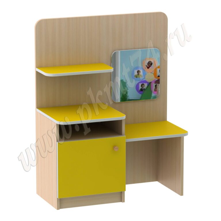 Игровая Парикмахер МТ 17-29 Дуб Молочный-Жёлтый