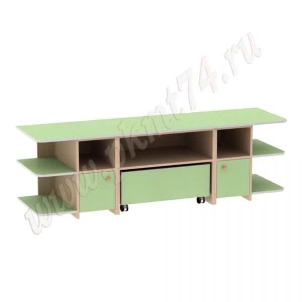 Игровой детский стол МТ 17-47 Дуб Молочный-Салатовый Игровой детский стол МТ 17-47 Дуб Молочный-Салатовый
