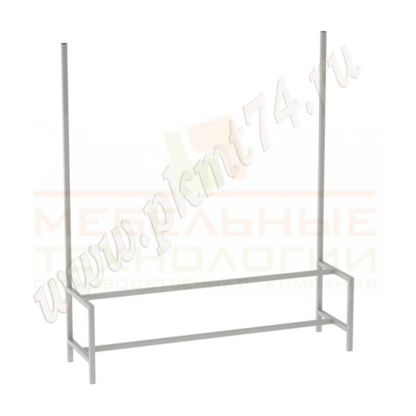 Каркас лавочки для спортивной раздевалки МТ 05-8 Каркас лавочки для спортивной раздевалки МТ 05-8