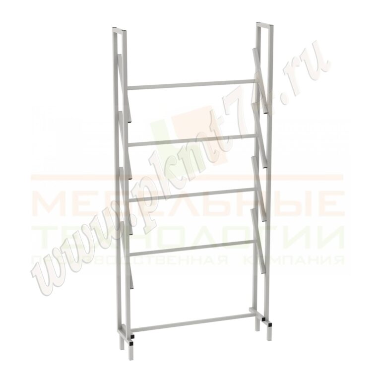 Каркас информационного стеллажа МТ 03-3 серый Каркас информационного стеллажа МТ 03-3 серый