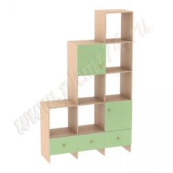 Книжный уголок МТ 17-38 Дуб Молочный-Салатовый