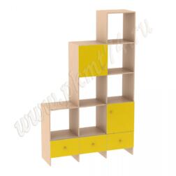 Книжный уголок МТ 17-38 Дуб Молочный-Жёлтый