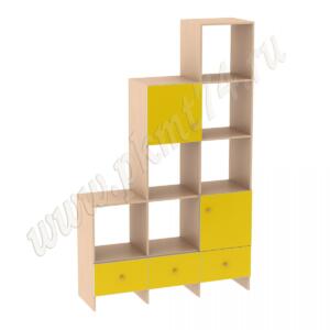 Книжный уголок МТ 17-38 Дуб Молочный-Жёлтый Книжный уголок МТ 17-38 Дуб Молочный-Жёлтый
