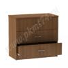 Тумба под оргтехнику с ящиками МТ 10-9 Орех