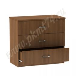 Тумба под оргтехнику с ящиками МТ 10-9 Орех