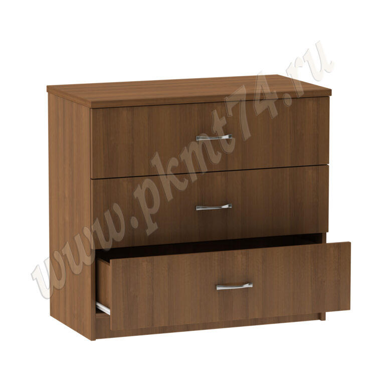 Тумба под оргтехнику с ящиками МТ 10-9 Орех