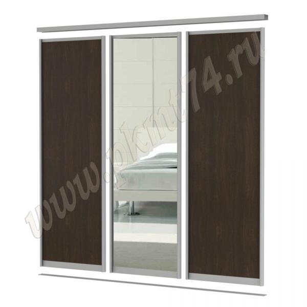 Комплект дверей купе с комбинированным наполнением МТ 101-5 Венге