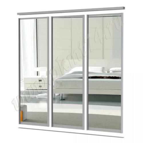 Комплект из трёх зеркальных дверей купе МТ 101-7 Комплект из трёх зеркальных дверей купе МТ 101-7