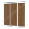 Комплект раздвижных дверей для шкафа МТ 101-4 Орех