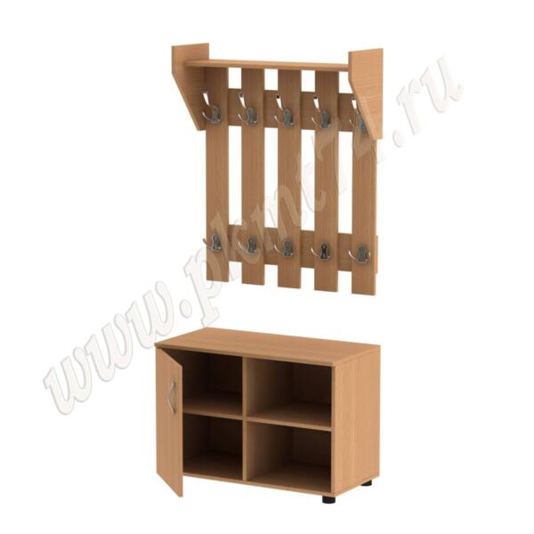 Комплект в прихожую МТ 27-12 Бук Бавария светлый Комплект в прихожую МТ 27-12 Бук Бавария светлый