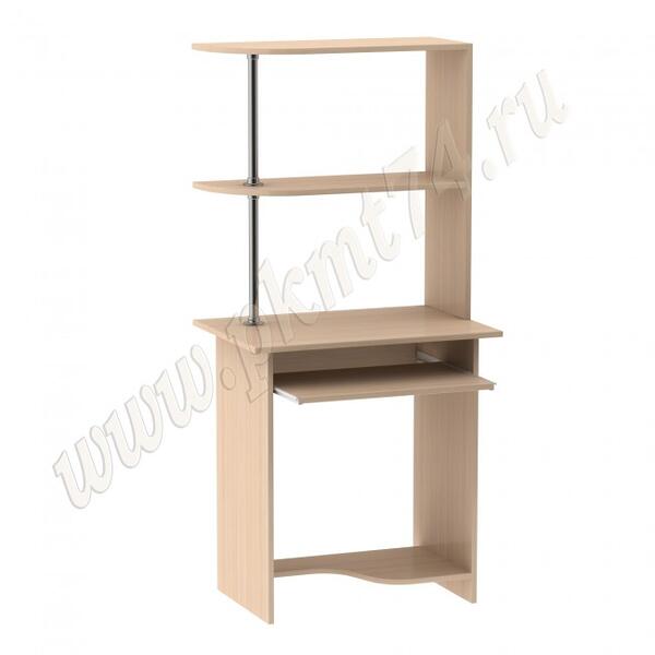 Компьютерный стол с полками MT-07-8 дуб Молочный