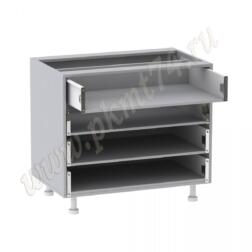 Корпус кухонной тумбы с четырьмя ящиками МТ 33-22 Корпус кухонной тумбы с четырьмя ящиками МТ 33-22