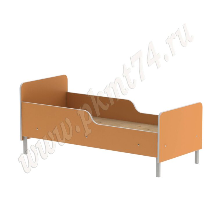 Кровать детская на каркасе МТ 17-95 Оранжевый (Манго)