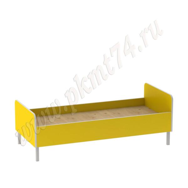 Кровать детская на металлическом каркасе МТ 17-22 Желтый