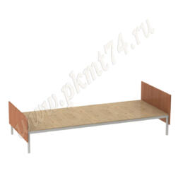 Кровать для общежития эконом МТ 16-9 Вишня Оксфорд Кровать для общежития эконом МТ 16-9 Вишня Оксфорд