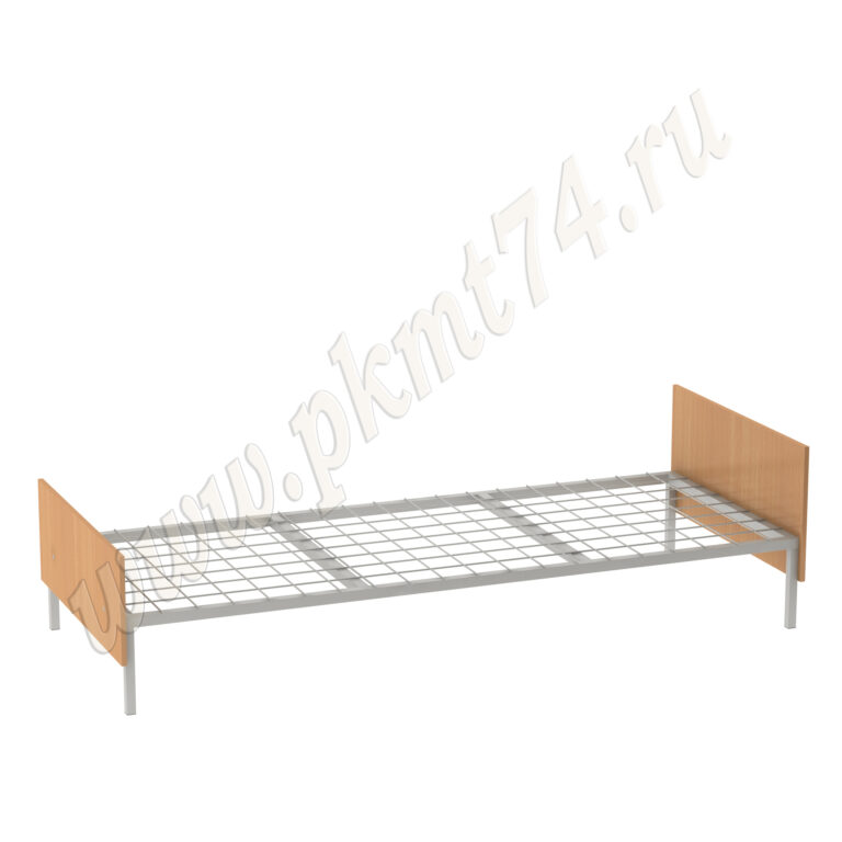 Кровать для стационара с сеткой МТ 16-7 Бук Бавария светлый